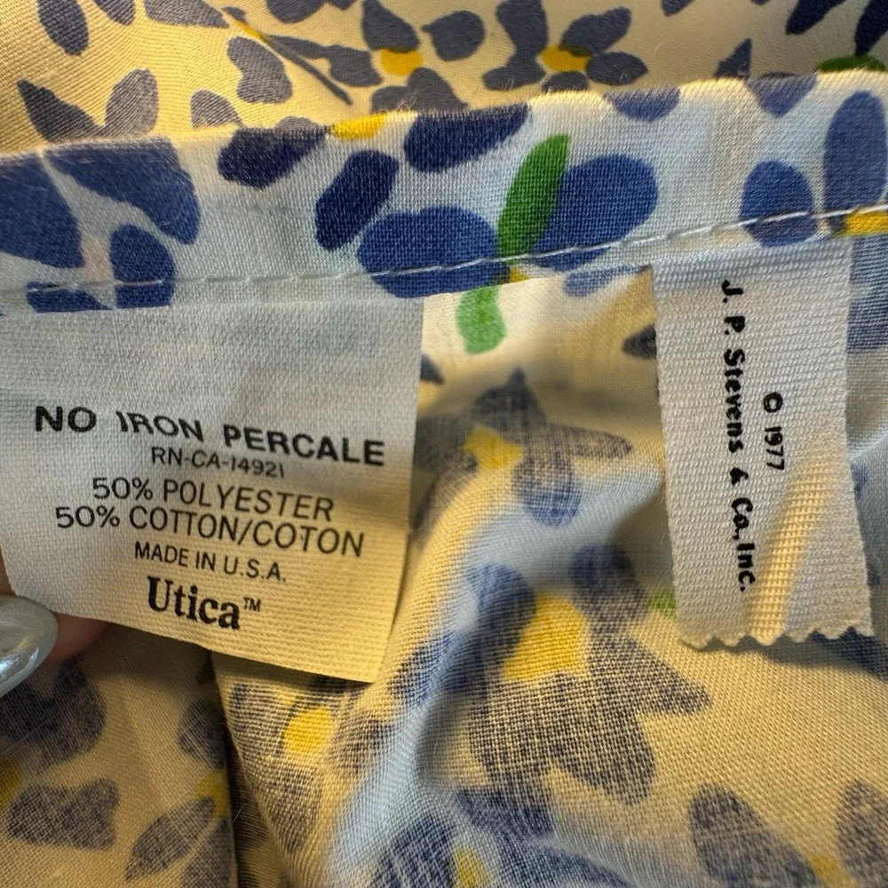 RARE VTG‎ Custom Daybed Bedding Set J.P. Stevens Butterfly Floral 11 Pc Sofa